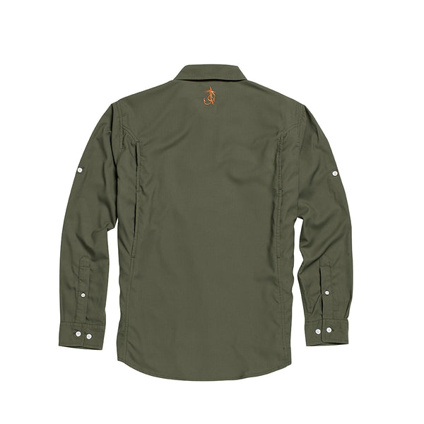 H&F High Performance Button Down Shirt (Olive)